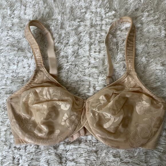 Wacoal 85567 Underwire Unlined Nude Bra Sz 34D - Picture 2 of 9